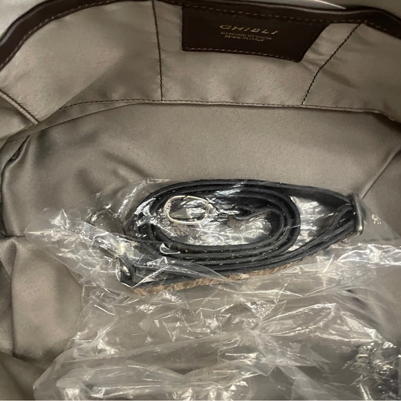 Ghibli Italy Genuine Python Multicolor/Metallic  Shoulder/Tote Bag - Picture 10 of 11